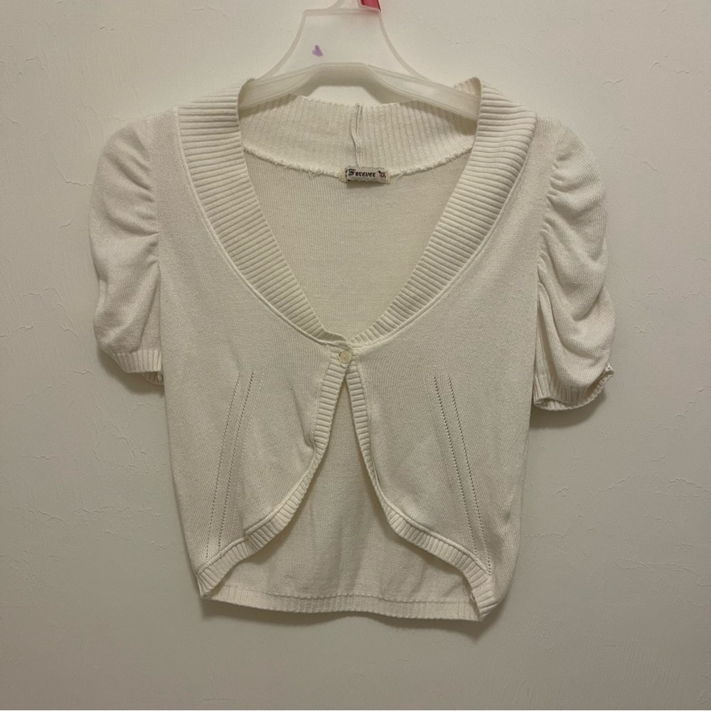 Vintage y2k forever 21 short sleeve sweater top